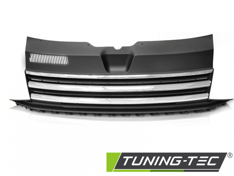 Upgrade Sportgrill / Kühlergrill für Volkswagen T6 15-19 schwarz/chrom